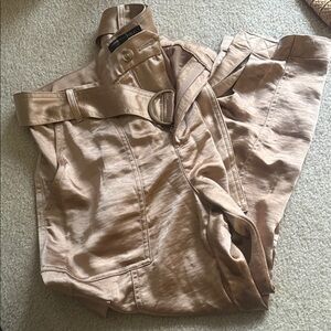Banana Republic Beige Belted cargo pants